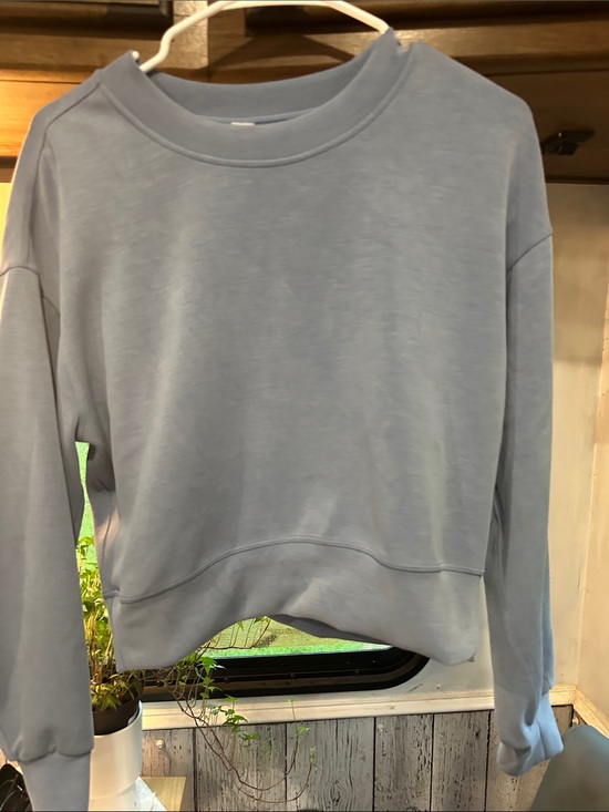 lululemon athletica Tops - Final price - Lululemon- soft stream oversized cropped sweatshirt  size 0
